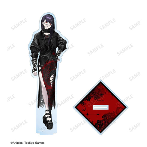『HUNDRED LINE -最終防衛学園-』REOさんイラスト 雫原比留子 チャイナパンクver. BIGアクリルスタンド POP UP SHOP in マルイ