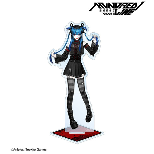 『HUNDRED LINE -最終防衛学園-』REOさんイラスト 飴宮怠美 チャイナパンクver. BIGアクリルスタンド POP UP SHOP in マルイ