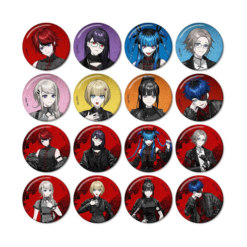 『HUNDRED LINE -最終防衛学園-』REOさんイラスト チャイナパンクver. トレーディンググリッター缶バッジ POP UP SHOP in マルイ(単位/BOX)