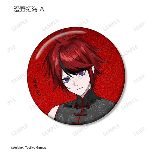 『HUNDRED LINE -最終防衛学園-』REOさんイラスト チャイナパンクver. トレーディンググリッター缶バッジ POP UP SHOP in マルイ(単位/BOX)