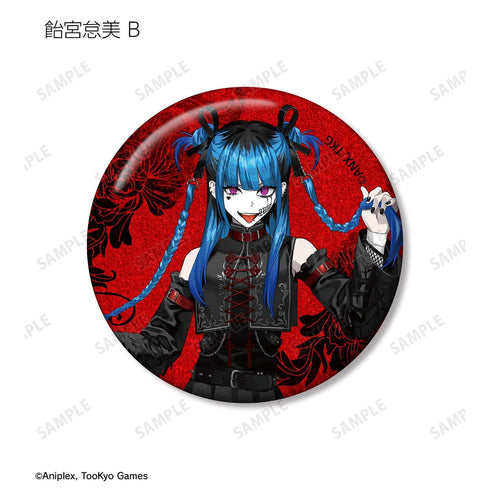 『HUNDRED LINE -最終防衛学園-』REOさんイラスト チャイナパンクver. トレーディンググリッター缶バッジ POP UP SHOP in マルイ(単位/BOX)