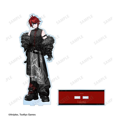 『HUNDRED LINE -最終防衛学園-』REOさんイラスト 澄野拓海 チャイナパンクver. 特大アクリルスタンド POP UP SHOP in マルイ