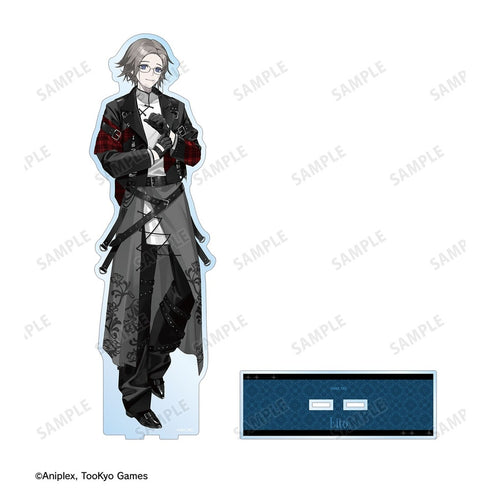 『HUNDRED LINE -最終防衛学園-』REOさんイラスト 蒼月衛人 チャイナパンクver. 特大アクリルスタンド POP UP SHOP in マルイ