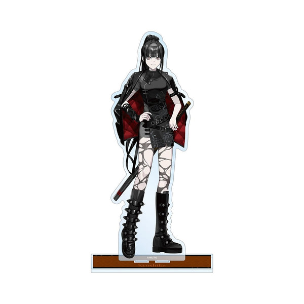 『HUNDRED LINE -最終防衛学園-』REOさんイラスト 凶鳥狂死香 チャイナパンクver. 特大アクリルスタンド POP UP SHOP in マルイ