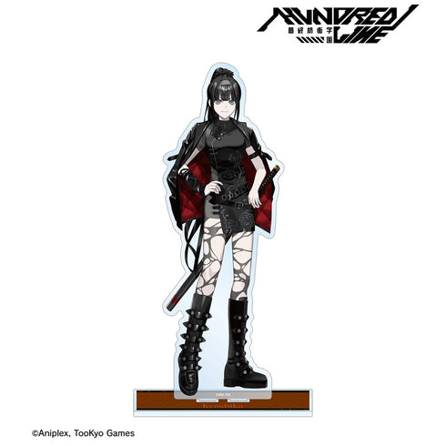 『HUNDRED LINE -最終防衛学園-』REOさんイラスト 凶鳥狂死香 チャイナパンクver. 特大アクリルスタンド POP UP SHOP in マルイ