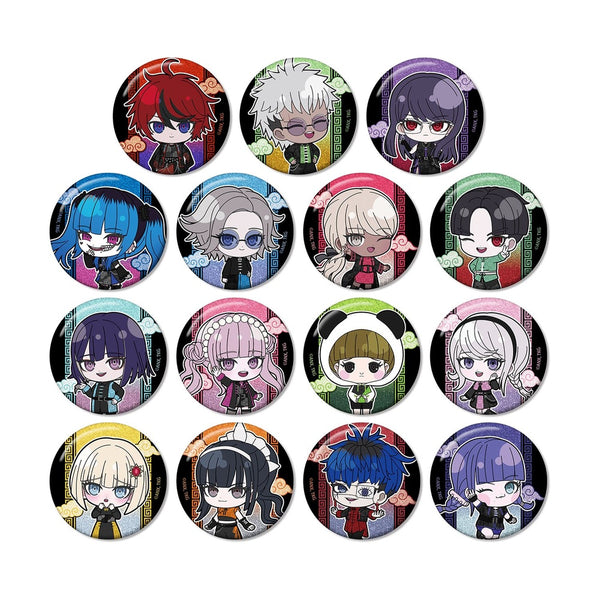 『HUNDRED LINE -最終防衛学園-』チャイナパンクver. トレーディング ちびキャラ グリッター缶バッジ POP UP SHOP in マルイ(単位/BOX)
