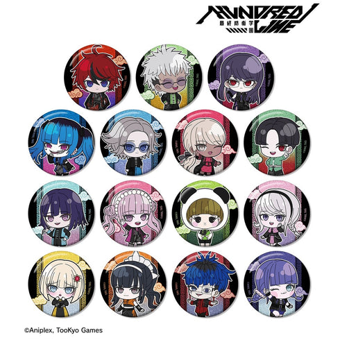 『HUNDRED LINE -最終防衛学園-』チャイナパンクver. トレーディング ちびキャラ グリッター缶バッジ POP UP SHOP in マルイ(単位/BOX)
