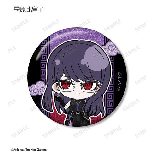 『HUNDRED LINE -最終防衛学園-』チャイナパンクver. トレーディング ちびキャラ グリッター缶バッジ POP UP SHOP in マルイ(単位/BOX)
