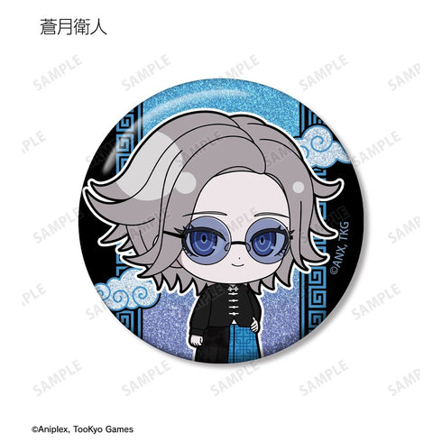 『HUNDRED LINE -最終防衛学園-』チャイナパンクver. トレーディング ちびキャラ グリッター缶バッジ POP UP SHOP in マルイ(単位/BOX)
