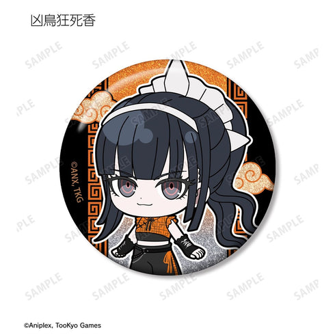 『HUNDRED LINE -最終防衛学園-』チャイナパンクver. トレーディング ちびキャラ グリッター缶バッジ POP UP SHOP in マルイ(単位/BOX)