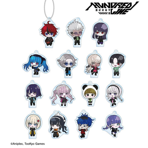 『HUNDRED LINE -最終防衛学園-』チャイナパンクver. トレーディング ちびキャラ アクリルキーホルダー POP UP SHOP in マルイ(単位/BOX)