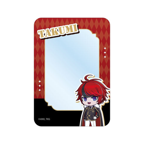 "HUNDRED LINE -Final Defense Academy-" Takumi Sumino Military Ver. Chibi Character B8 Rigid Card Case "Karaoke Tetsujin" Collaboration