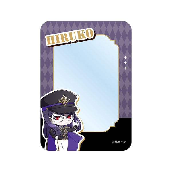 "HUNDRED LINE -Final Defense Academy-" Hiruko Shizuhara Military Ver. Chibi Character B8 Rigid Card Case "Karaoke no Tetsujin" Collaboration
