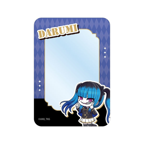 "HUNDRED LINE -The Last Defense Academy-" Amemiya Taemi Military Ver. Chibi Character B8 Rigid Card Case "Karaoke no Tetsujin" Collaboration
