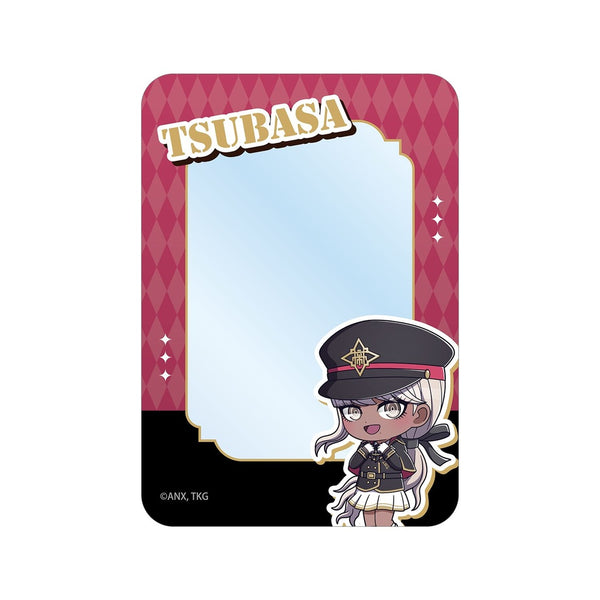 "HUNDRED LINE -Ultimate Defense Academy-" Tsubasa Kawanana Military Ver. Chibi Character B8 Rigid Card Case "Karaoke Tetsujin" Collaboration
