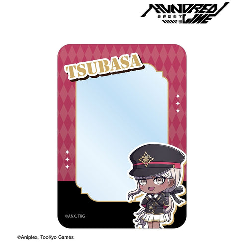 "HUNDRED LINE -Ultimate Defense Academy-" Tsubasa Kawanana Military Ver. Chibi Character B8 Rigid Card Case "Karaoke Tetsujin" Collaboration