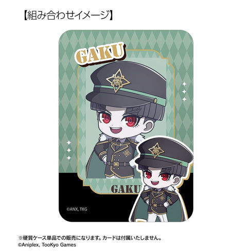 『HUNDRED LINE -最終防衛学園-』丸子楽 ミリタリーver. ちびキャラ B8硬質カードケース カラオケの鉄人 コラボ