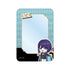 "HUNDRED LINE -The Last Defense Academy-" Kujuku Imaba Military Ver. Chibi Character B8 Rigid Card Case "Karaoke no Tetsujin" Collaboration