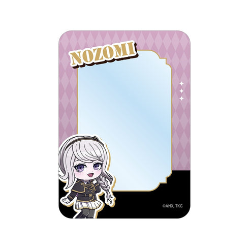 "HUNDRED LINE -Final Defense Academy-" Nozomi Kirifuji Military Ver. Chibi Character B8 Rigid Card Case "Karaoke no Tetsujin" Collaboration