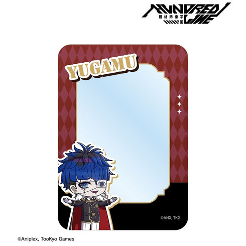 "HUNDRED LINE -Ultimate Defense Academy-" Menage Yugami Military Ver. Chibi Character B8 Rigid Card Case: Collaboration with "The Karaoke Ironman"
