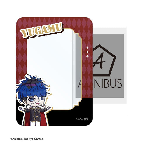 "HUNDRED LINE -Ultimate Defense Academy-" Menage Yugami Military Ver. Chibi Character B8 Rigid Card Case: Collaboration with "The Karaoke Ironman"