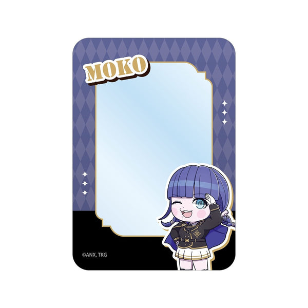 "HUNDRED LINE -Ultimate Defense Academy-" Moko Moushiro Military Ver. Chibi Character B8 Rigid Card Case "Karaoke no Tetsujin" Collaboration
