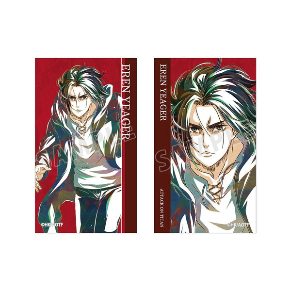 『進撃の巨人』エレン Ani-Art 第5弾 イラストカード2枚セット