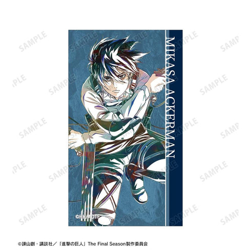 『進撃の巨人』ミカサ Ani-Art 第5弾 イラストカード2枚セット