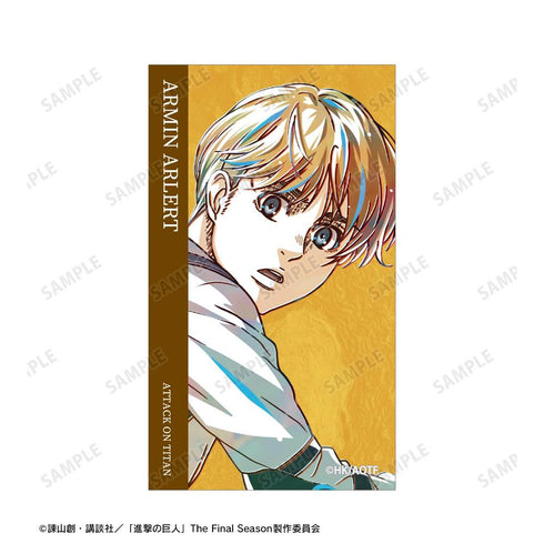 『進撃の巨人』アルミン Ani-Art 第5弾 イラストカード2枚セット