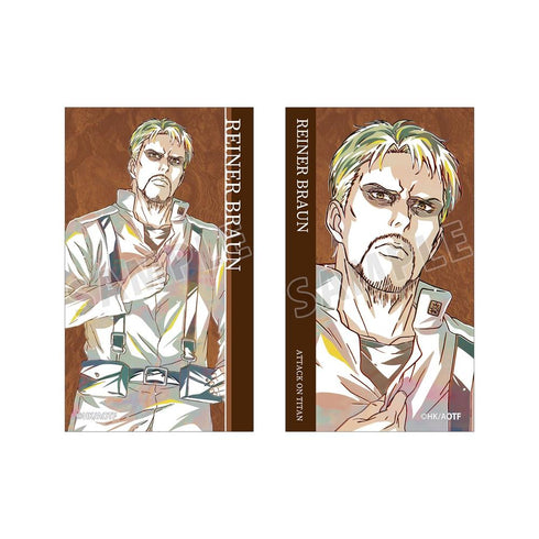 『進撃の巨人』ライナー Ani-Art 第5弾 イラストカード2枚セット