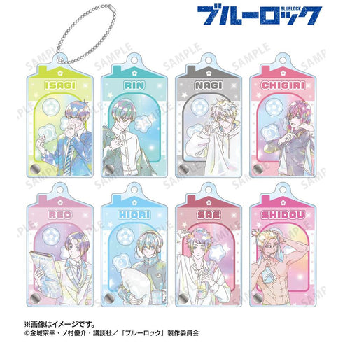 《藍鎖》全新繪製 晨間例行公事版 收藏卡 Ani-Art KAWAII label 附配件的亞克力掛飾(單位/盒)