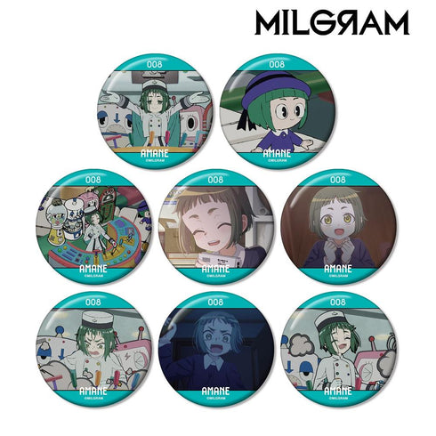 『MILGRAM -ミルグラム-』トレーディング MV 缶バッジ アマネ『なんでもにうむ』(単位/BOX)