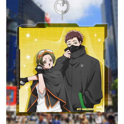 "The Daily Life of the Part-Time Torturer" Original Illustration: Mike & Hugh—Tactical Fashion Ver. BIG Acrylic Keychain