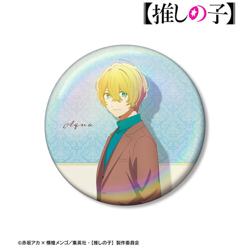 『【推しの子】』【推しの子】 描き下ろし アクア 歩みver. 75mmオーロラ缶バッジ