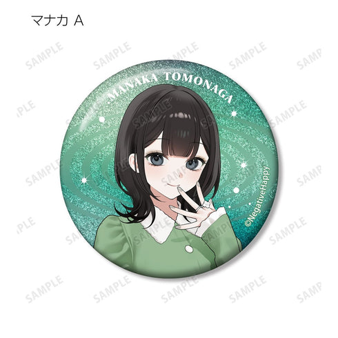 『ネガティヴハッピィ』撮り下ろし 2nd MVアイドルver. トレーディンググリッター缶バッジ(単位/BOX)