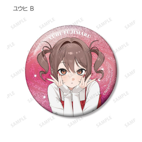 『ネガティヴハッピィ』撮り下ろし 2nd MVアイドルver. トレーディンググリッター缶バッジ(単位/BOX)