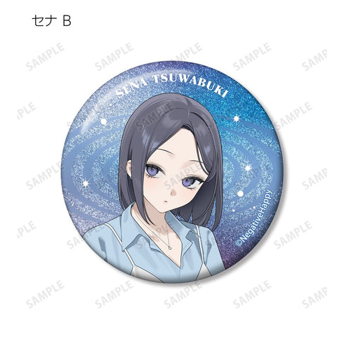 『ネガティヴハッピィ』撮り下ろし 2nd MVアイドルver. トレーディンググリッター缶バッジ(単位/BOX)