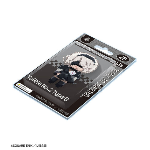 《NieR:Automata Ver1.1a》2B DOT DOT 包裝風格壓克力鑰匙圈