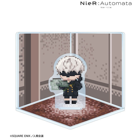 《NieR:Automata Ver1.1a》9S DOT DOT 立方體式微縮景觀風格壓克力立牌