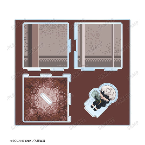 《NieR:Automata Ver1.1a》9S DOT DOT 立方體式微縮景觀風格壓克力立牌