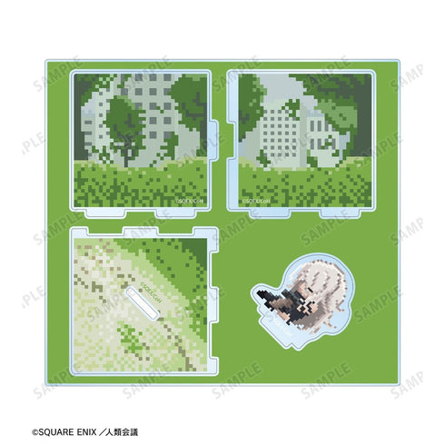 《NieR:Automata Ver1.1a》A2 DOT DOT 立方體式微縮景觀風格壓克力立牌