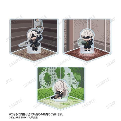 《NieR:Automata Ver1.1a》A2 DOT DOT 立方體式微縮景觀風格壓克力立牌
