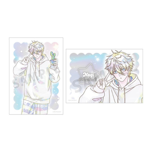 《藍鎖》全新繪製 凪 誠士郎 晨間例行公事版 Ani-Art KAWAII label 寫真卡2張套組