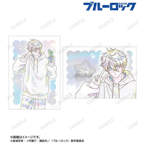 《藍鎖》全新繪製 凪 誠士郎 晨間例行公事版 Ani-Art KAWAII label 寫真卡2張套組