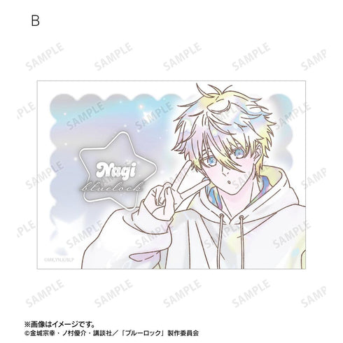《藍鎖》全新繪製 凪 誠士郎 晨間例行公事版 Ani-Art KAWAII label 寫真卡2張套組