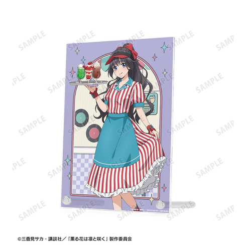 『薫る花は凛と咲く』描き下ろし 和栗薫子 アメリカンダイナーver. A5アクリルパネル