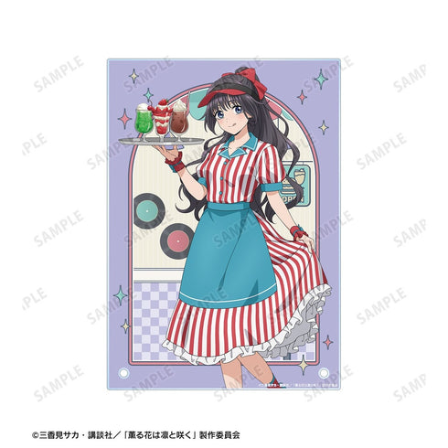 『薫る花は凛と咲く』描き下ろし 和栗薫子 アメリカンダイナーver. A5アクリルパネル
