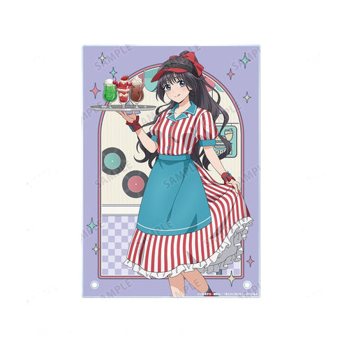『薫る花は凛と咲く』描き下ろし 和栗薫子 アメリカンダイナーver. A5アクリルパネル