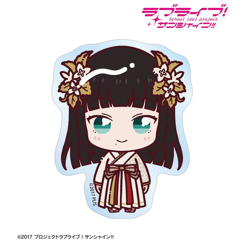 《Love Live! Sunshine!!》黑澤黛雅 第3次個人演唱會版 俏皮坐姿!透明模切貼紙
