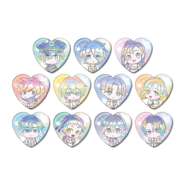 『MILGRAM -ミルグラム-』トレーディング デフォルメAni-Art KAWAII label ハート型缶バッジ(単位/BOX)